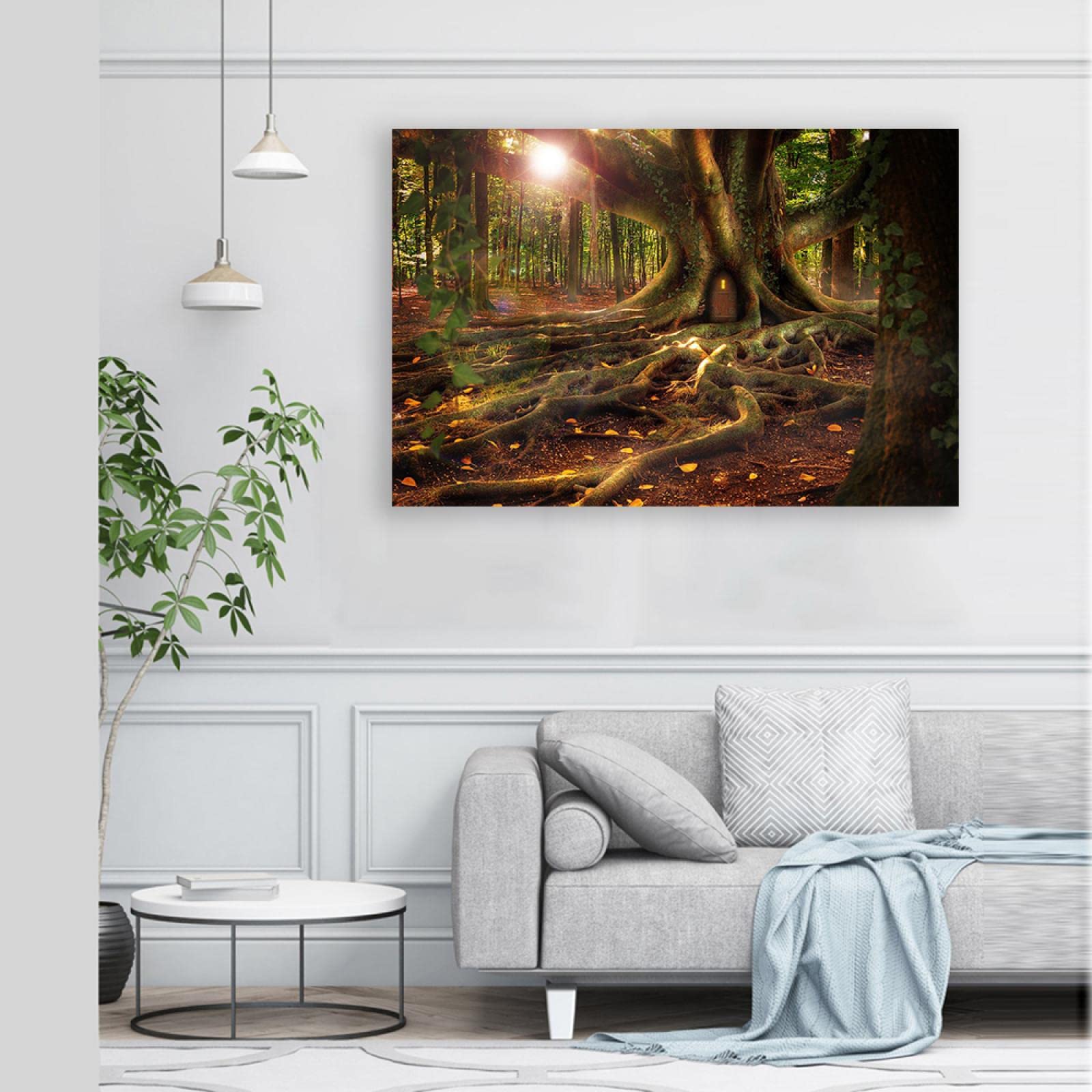 Amazon.co.jp: ファンタジー風景自然画。 キャンバスウォールアートの